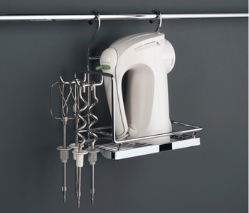 Hand mixer holder, Steel railing system 